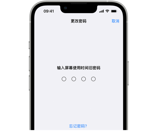 奉节iPhone屏幕维修分享iPhone屏幕使用时间密码忘记了怎么办 