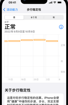 奉节iPhone手机维修如何在iPhone开启'步行稳定性通知'