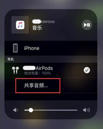 奉节苹果14音频维修点分享iPhone14音频共享设置方法 