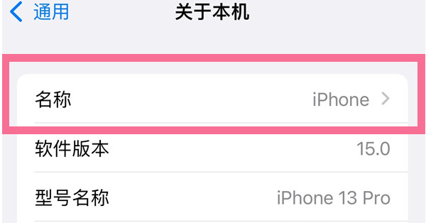 奉节苹果13维修分享iPhone 13热点名字设置教程 