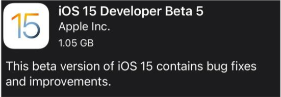 奉节苹果手机维修分享如何升级到iOS15.0 beta5 